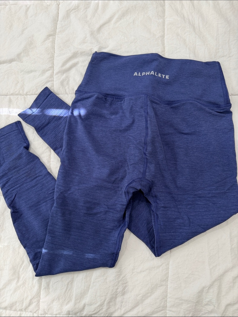 Alphalete Navy Seamless High-Waist Leggings